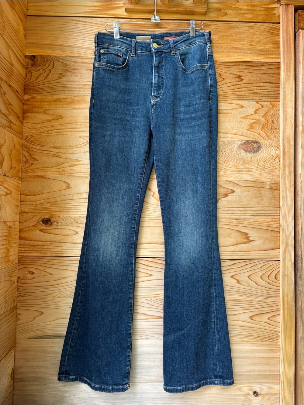 Pilcro by Anthropologie High-Rise Flare Jeans Size: 29